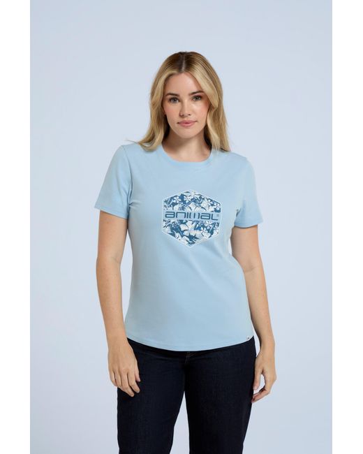 Mountain Warehouse White 'Carina' T-Shirt Cotton Breathable Summer Casual Tee