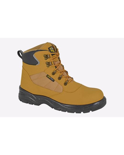 Grafters White Rondon Waterproof Safety Boots for men