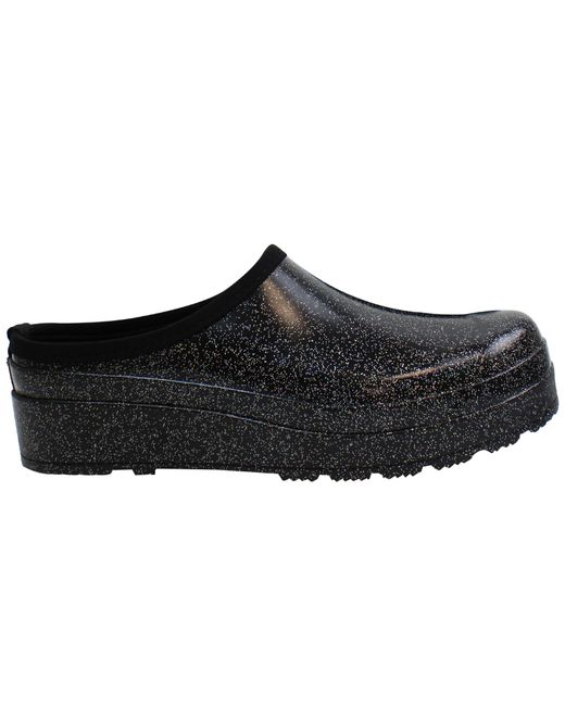 Hunter Black Play Starcloud Clogs