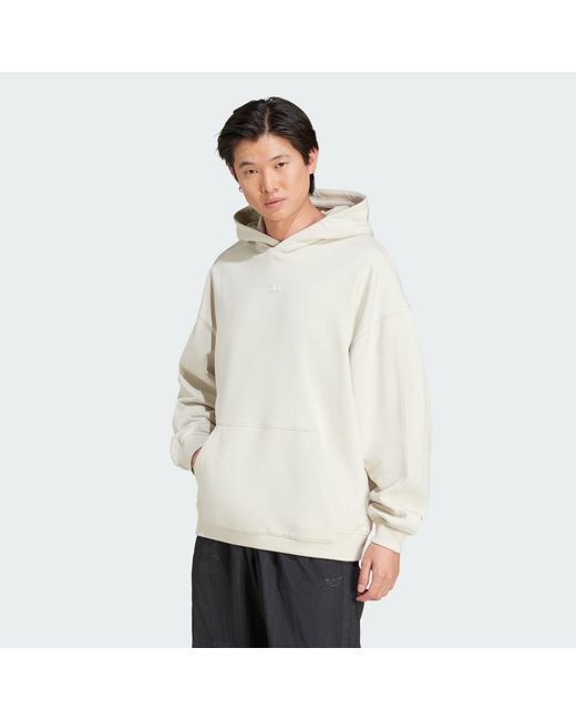 Adidas Originals Natural Premium Essentials Hoodie for men