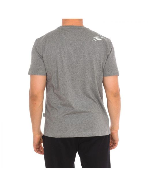 Philipp Plein Tips404 T-shirt Met Korte Mouwen Voor in het Gray voor heren
