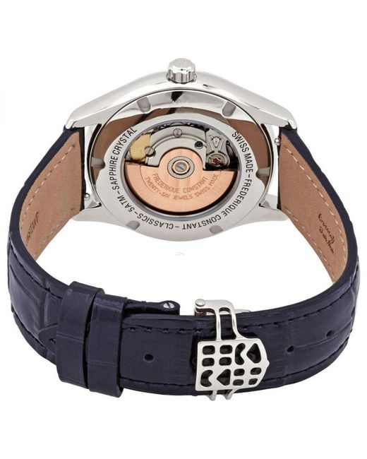 Frederique Constant Gray Frédérique Watch Fc-303Lgd3B6 Leather (Archived)
