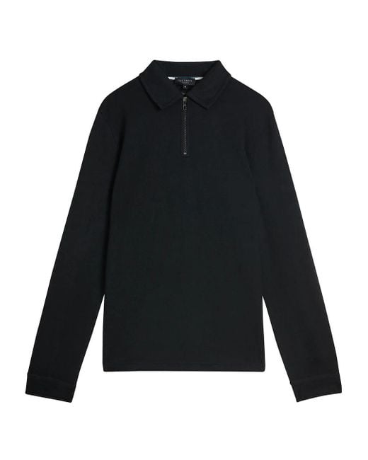 Ted Baker Black Karpol Modal Sweater Modal/Viscose for men