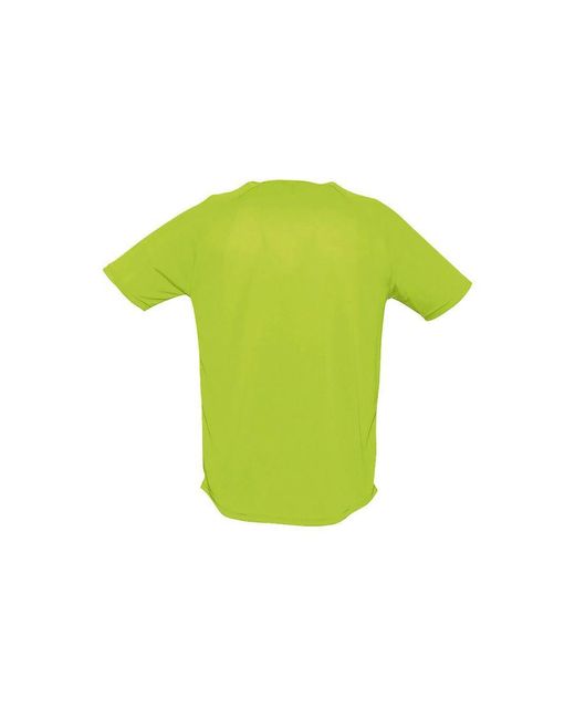 Sol's Green Sporty Short Sleeve Performance T-Shirt (Apple) for men