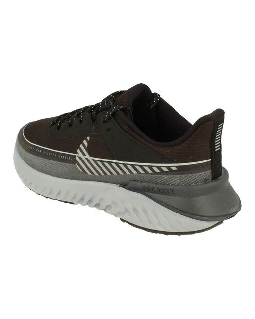 Nike Brown Legend React 2 Shield Trainers