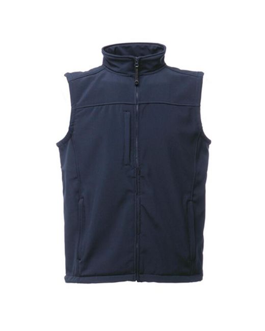 Regatta Blue Flux Softshell Body Warmer for men
