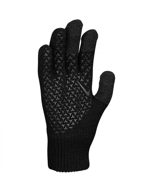 Nike Black Knitted Tech And Grip 2.0 Training Gloves for men