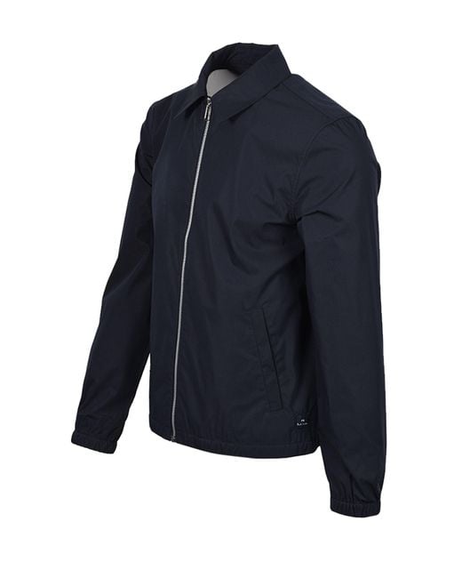 Paul Smith Blue Coach Jacket Cotton for men