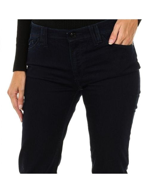Armani Black Long Skinny Fit Pants 6X5J28-5Dzfz