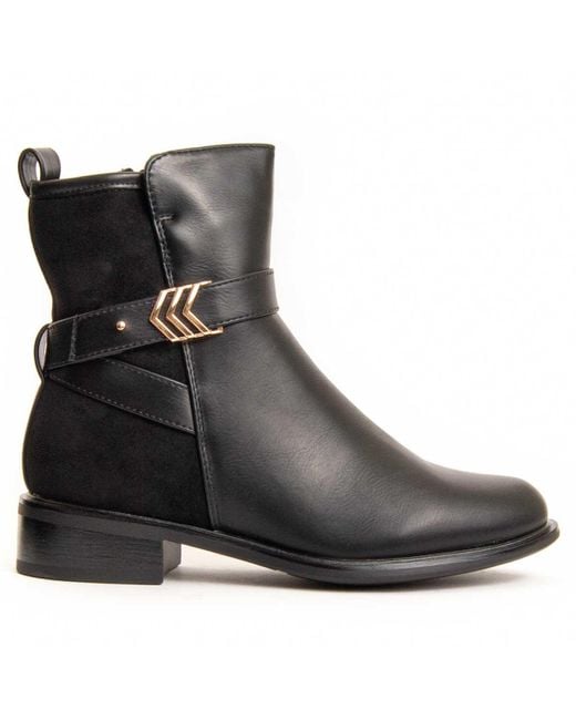 Montevita Black Ankle Boot Bottivita64