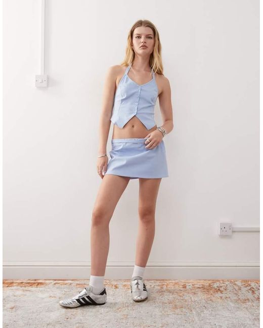 Collusion Blue Mini Bangaline Skirt