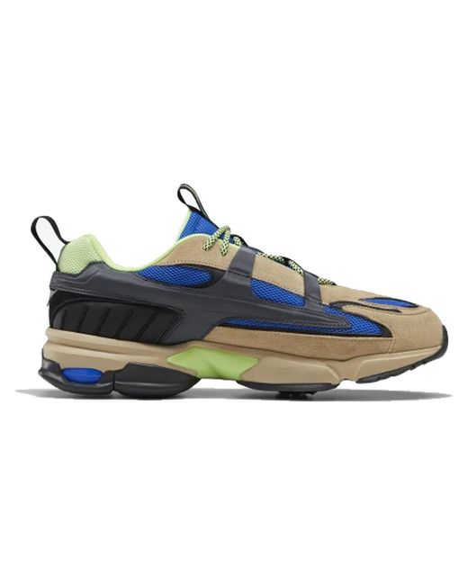 Reebok Blue Dmx6 Mmxx Lace-Up Synthetic Trainers Fw6649 for men
