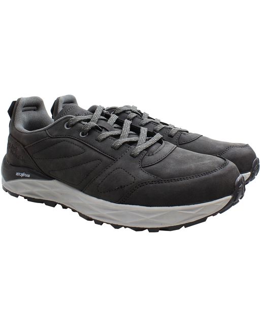 Jack Wolfskin Black Portand Low Walking Shoes