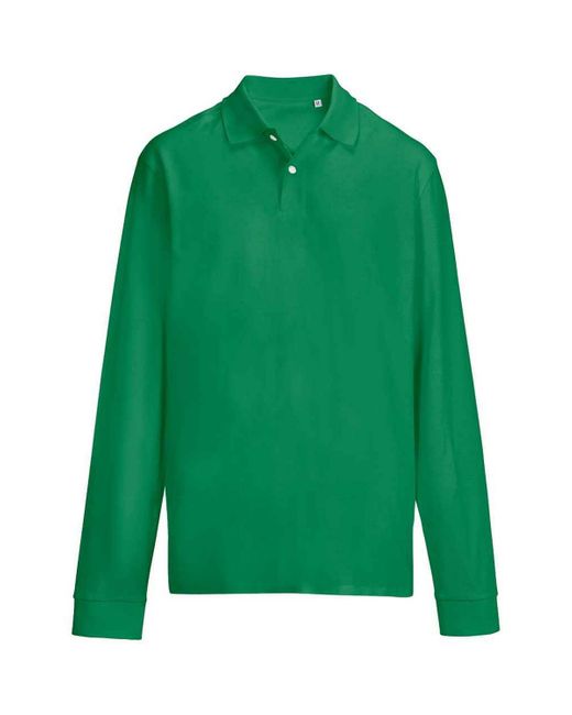 Sol's Green Erwachsene Piqué-Langarm-Poloshirt (Irisches)