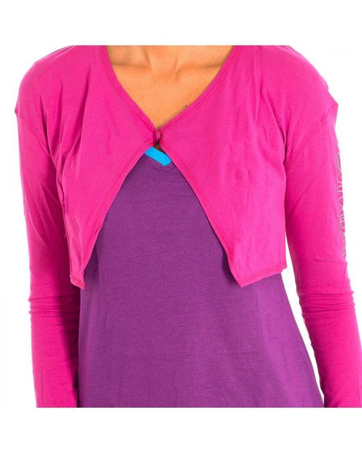 Zumba Purple Long Sleeve Cardigan Z1T00338