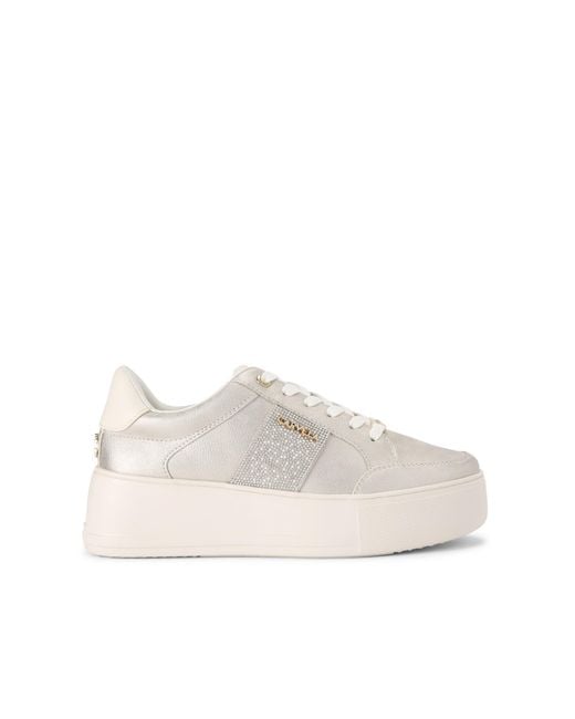 Carvela Kurt Geiger Natural Jive Lace Up Sneakers