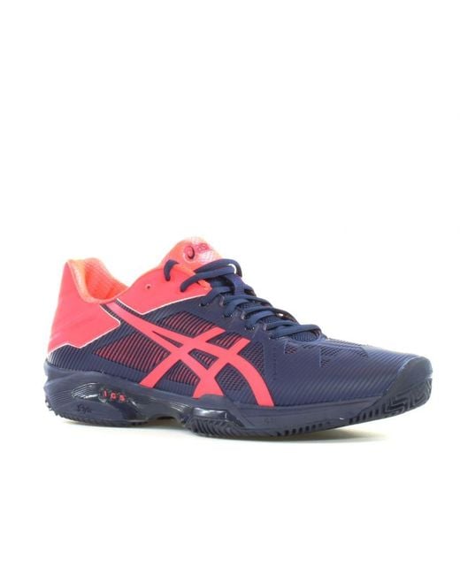Asics Blue Gel-Solution Speed 3 Clay Padel Trainers