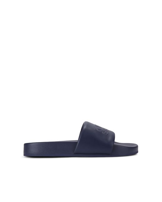 Kurt Geiger Blue Stacked Slide Sandals for men