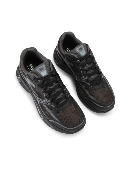 Steve Madden Black Thaedeus Trainer Sneakers for men