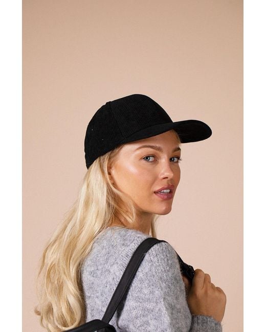SVNX Black Corduroy Hat