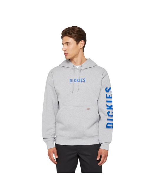 Dickies Gray Graphic Pullover Fleece for men