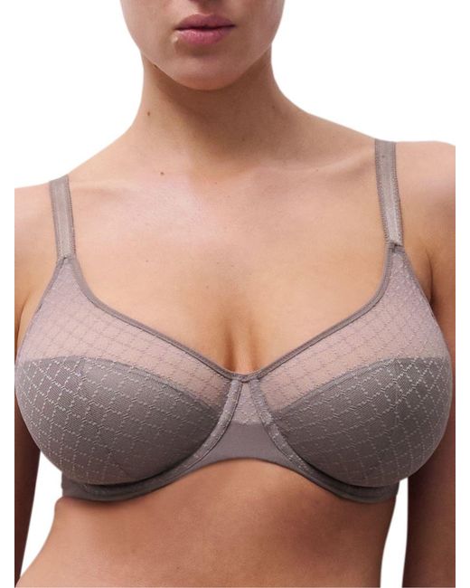 Chantelle Gray Norah Chic Covering Moulded Bra