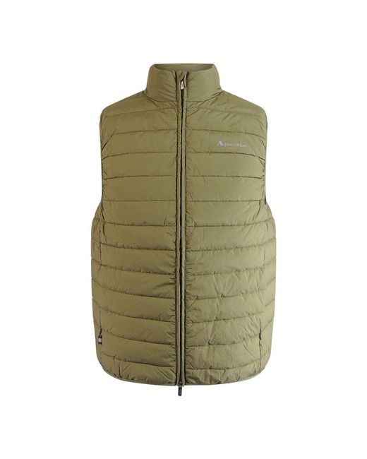 Aquascutum Green Rlg Active Vest 100Gr Khaki Gilet for men
