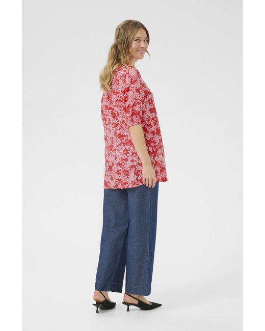 Kaffe Tuniek Regular Fit in het Red