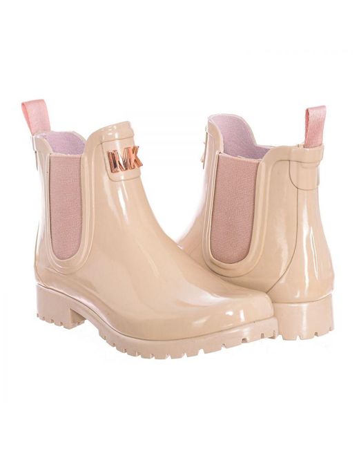 Michael Kors Natural Womenss Water Boots 40R2Sdfe5Z