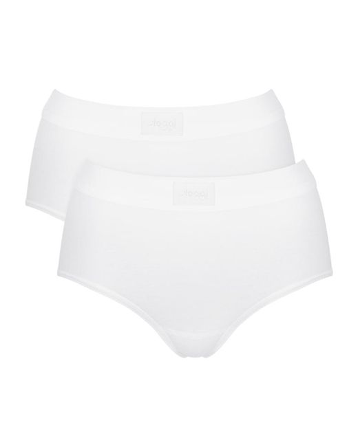 Sloggi White Double Comfort T Maxi (2 Pack)