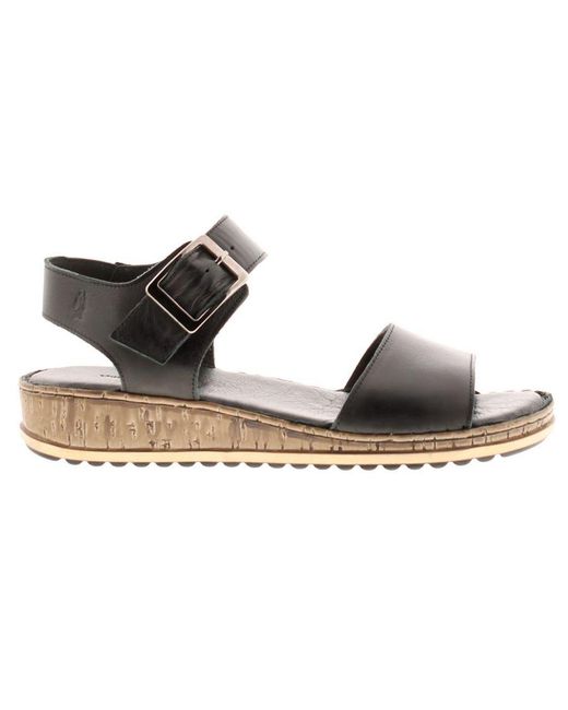 Hush Puppies Black Ellie Sandals
