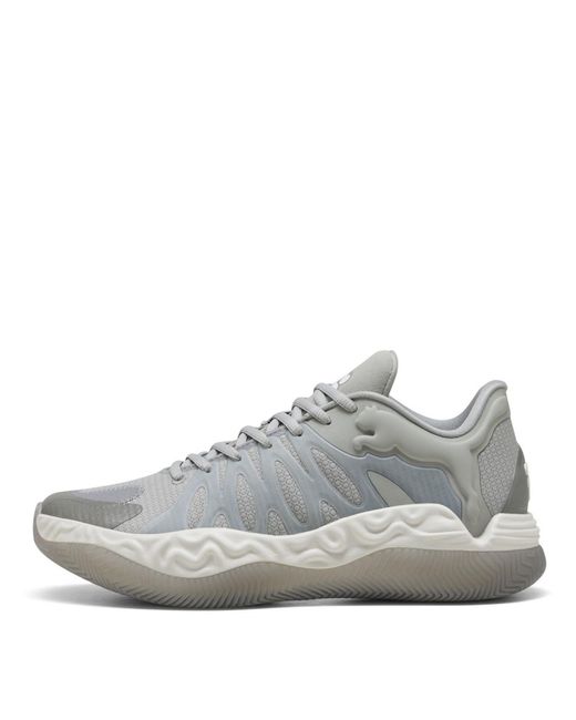 PUMA White Hali 1 Basketball Trainers for men