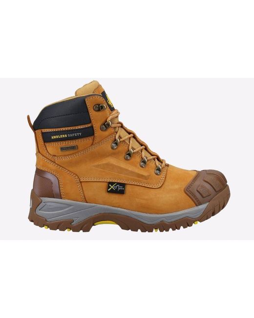Amblers Safety Brown 986 Waterproof Boots for men