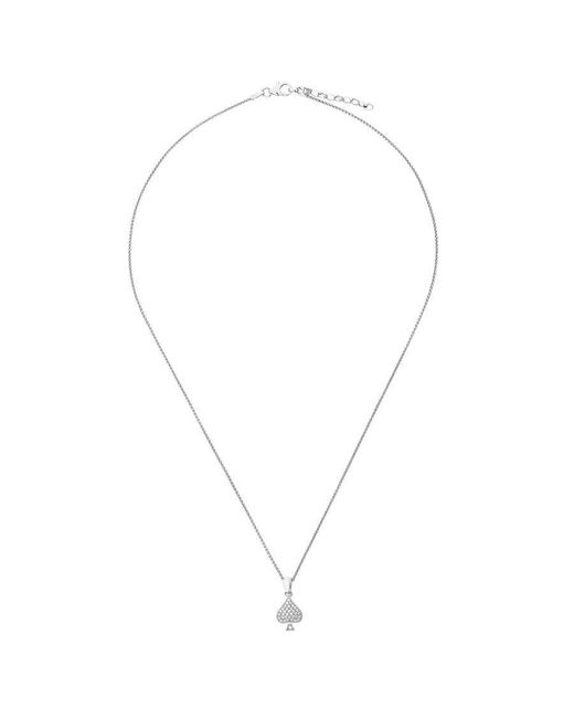 Orphelia Metallic 925 Sterling Chain With Pendant