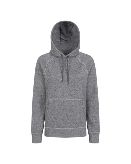 Mountain Warehouse Gray Ladies Auckland Textured Hoodie ()