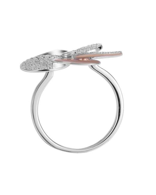 Orphelia Metallic 925 Sterling Ring