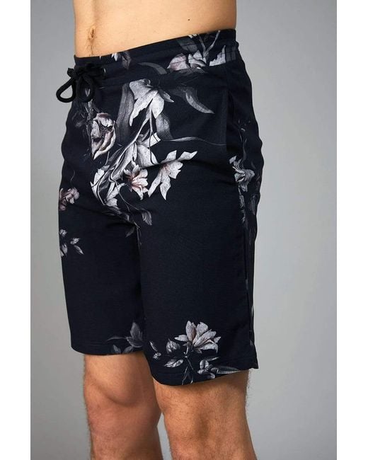 Criminal Damage Blue Sinclair Shorts for men