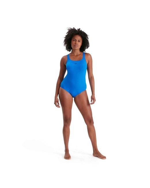 Speedo Blue Ladies Medalist Eco Endurance+ One Piece Swimsuit (Bondi)