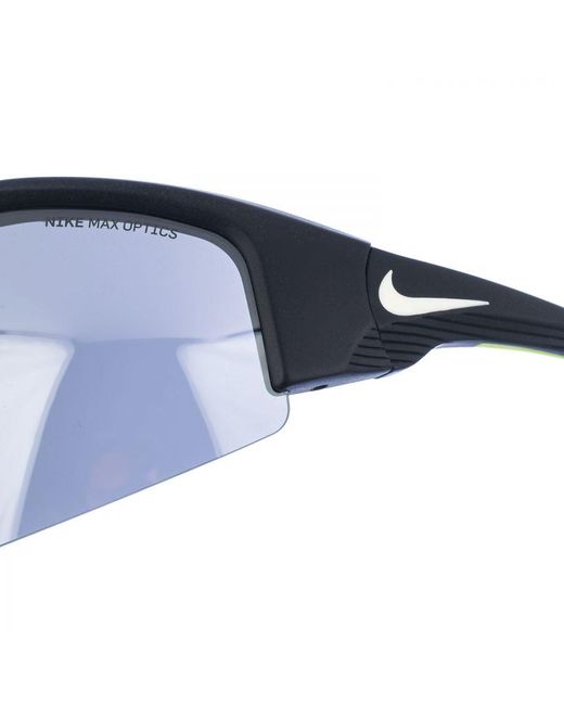 Nike Blue Rectangular Shaped Acetate Sunglasses Dv2148 for men