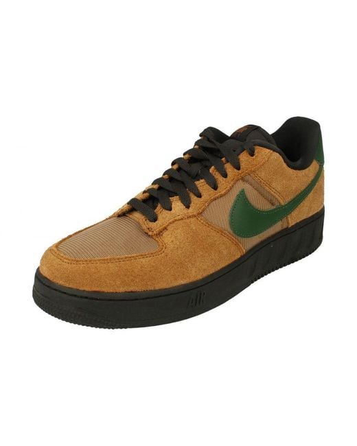 Nike Brown Air Force 1 Low Utility Trainers for men