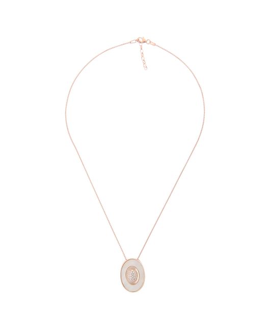 Orphelia Metallic 'Aurori' 925 Sterling Chain With Pendant