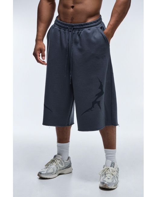 BoohooMAN Blue Active Jort for men