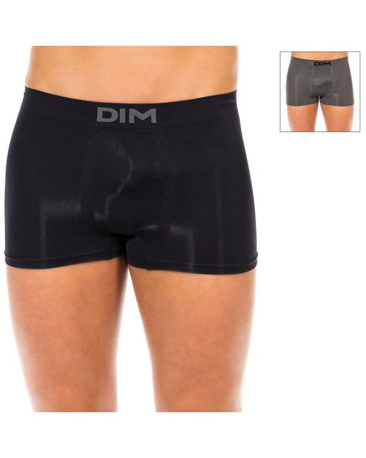 Dim Black Pack-2 Boxers Unno Basic Seamless D05Hh for men
