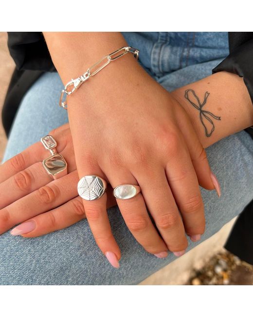 SEOL + GOLD Metallic Sterling Chain Link Bracelet