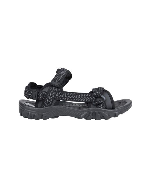 Mountain Warehouse Black 'Cyprus' Sandals Breathable Comfy Everyday Summer Shoes Textile