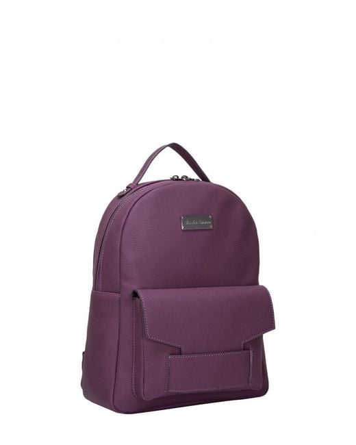 Claudia Canova Purple Adela Matte Backpack