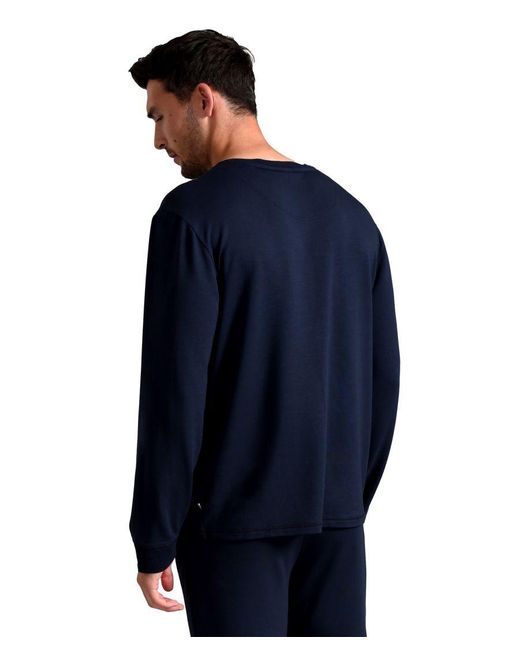 Ted Baker Blue Long Sleeve Pyjama Top for men
