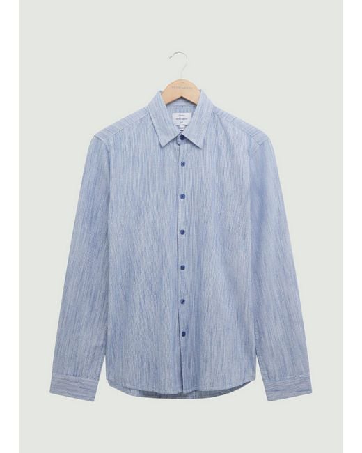 Peter Werth Blue Mallett Ls Shirt for men