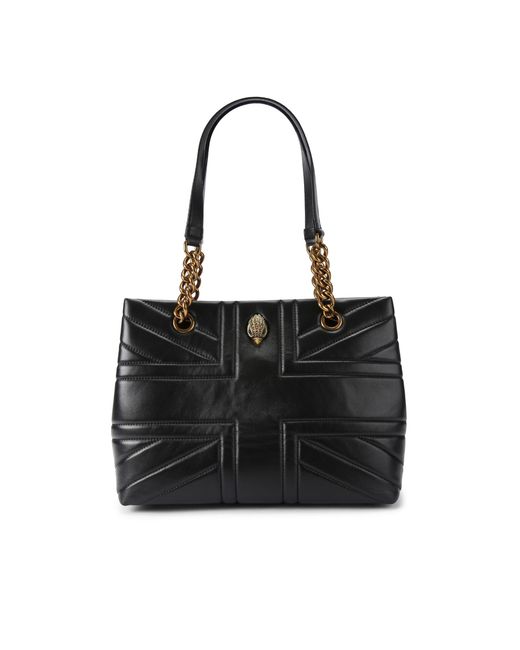 Kurt Geiger Black Leather Kensington Uj Tote Bag