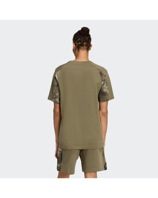 Adidas Green Camo T-Shirt for men